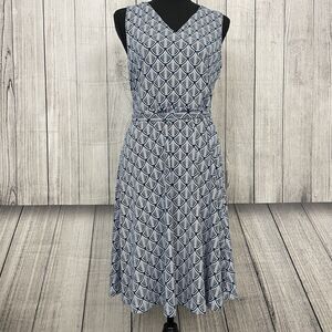 41 Hawthorn Blue A-Line Sleeveless Midi Dress